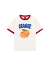 Áo Thun Ringer Relaxed Fit Summer Vibes Blue Orange
