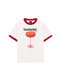 Áo Thun Ringer Relaxed Fit Fresh Santorini Sunset