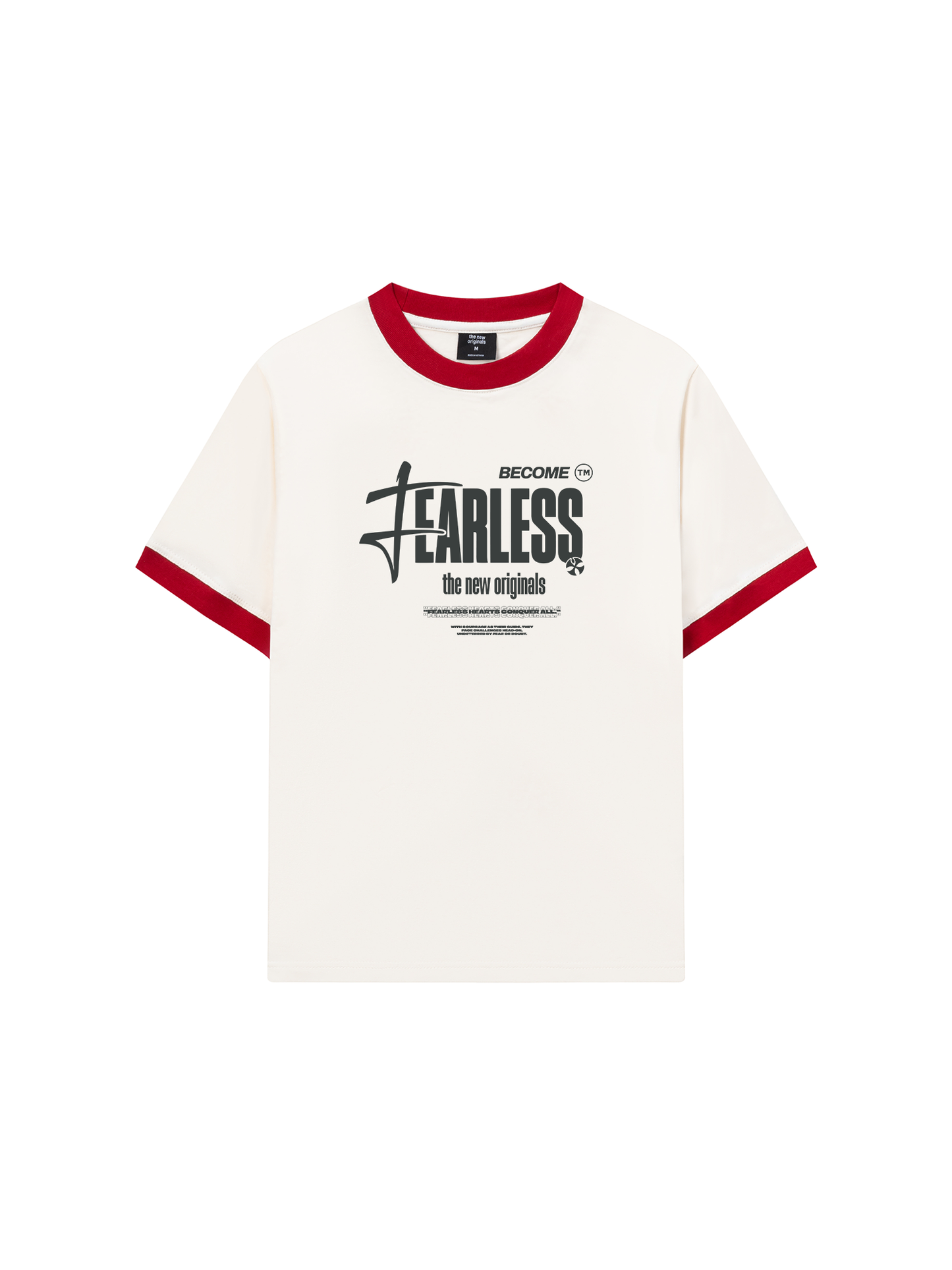 Áo Thun Ringer Relaxed Fit Be Bold Become Fearless