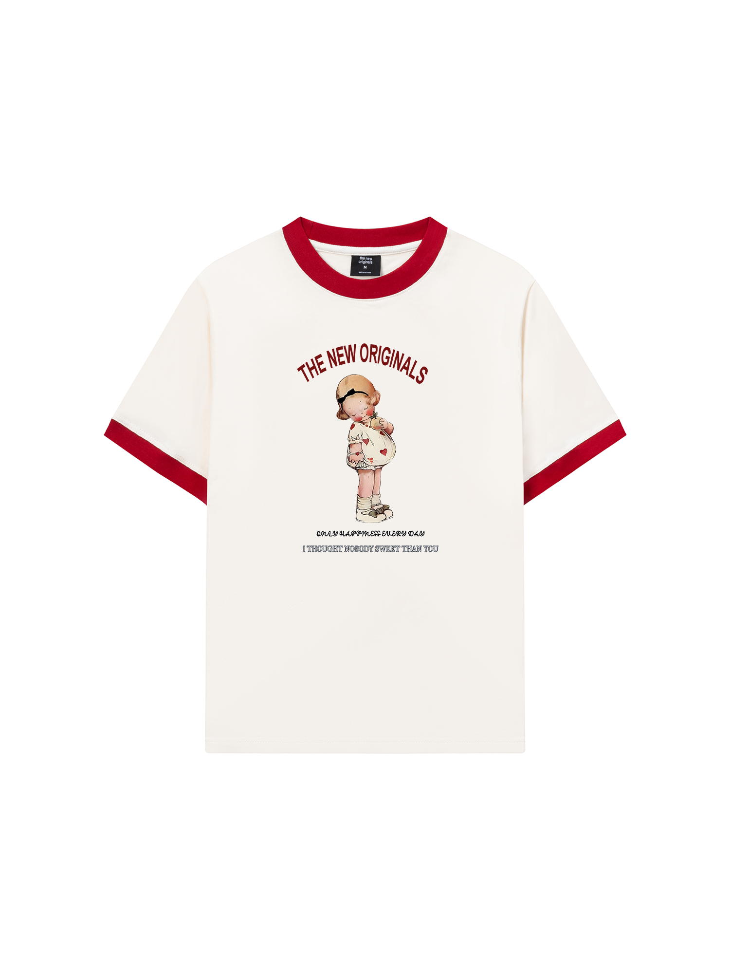 Áo Thun Ringer Relaxed Fit Only Happiness everyday