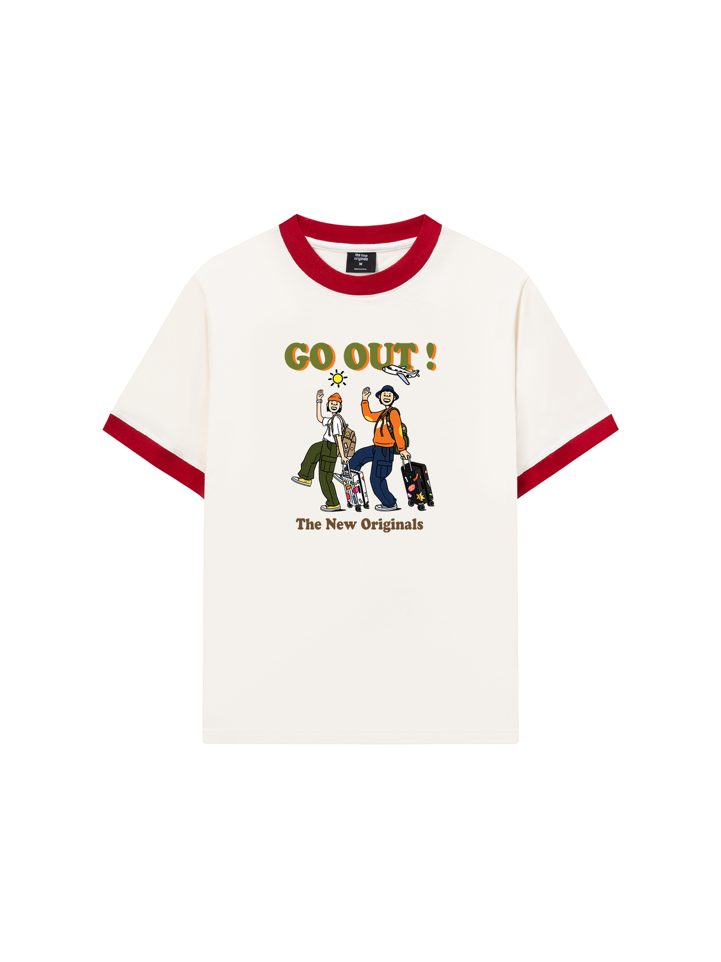 Áo Thun Ringer Relaxed Fit Weekend Go Out