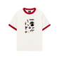 Áo Thun Ringer Relaxed Fit Sweet Pastry Cute Puppy Chocolate