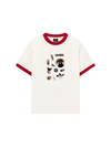 Áo Thun Ringer Relaxed Fit Sweet Pastry Cute Puppy Chocolate