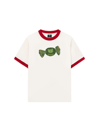 Áo Thun Ringer Relaxed Fit Candy Cat