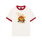 Áo Thun Ringer Relaxed Fit Foody Tasty Burger