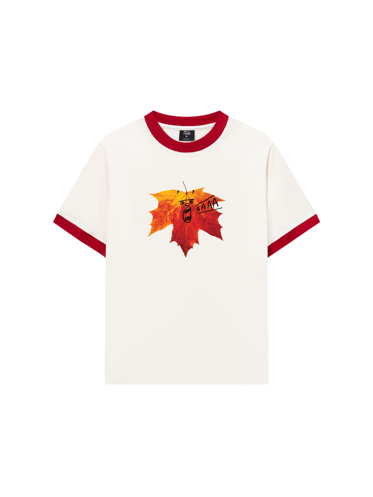 Áo Thun Ringer Relaxed Fit Maple Leaf
