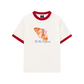 Áo Thun Ringer Relaxed Fit Go Get A Croissant