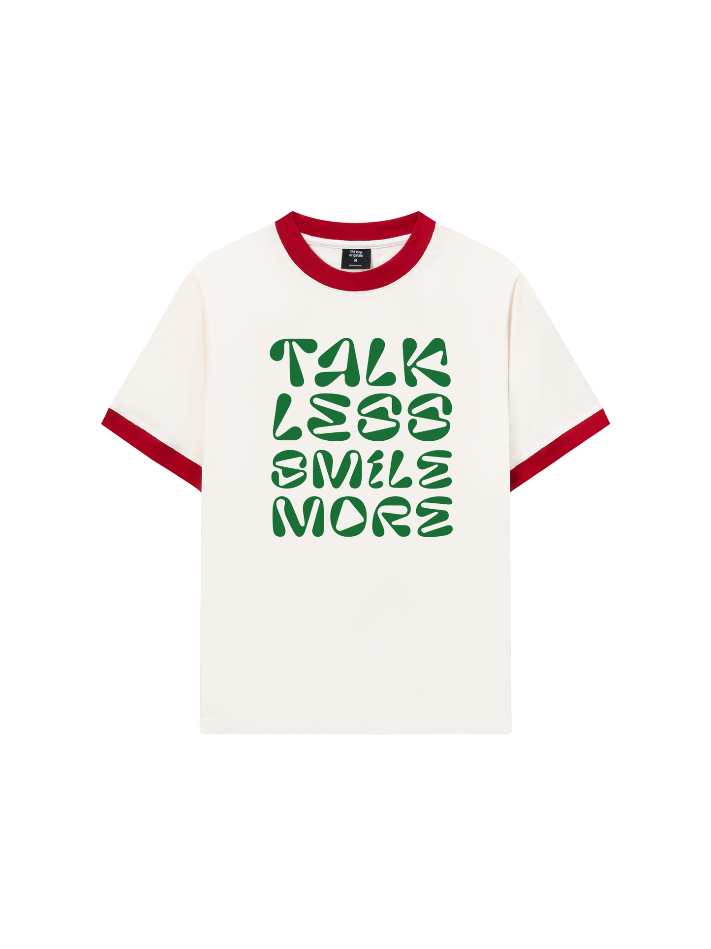 Áo Thun Ringer Relaxed Fit Smile More