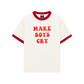 Áo Thun Ringer Relaxed Fit Make boys cry