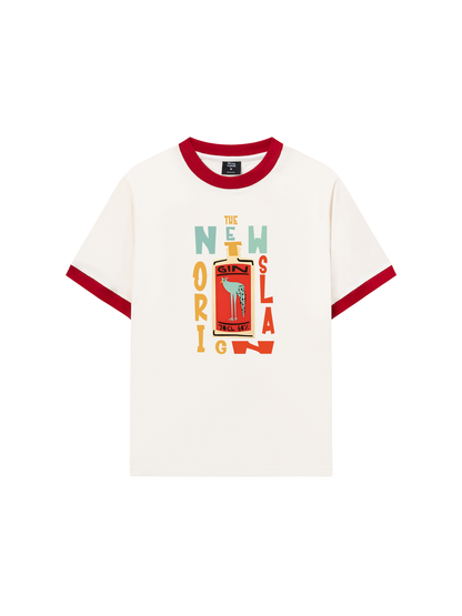 Áo Thun Ringer Relaxed Fit GIN