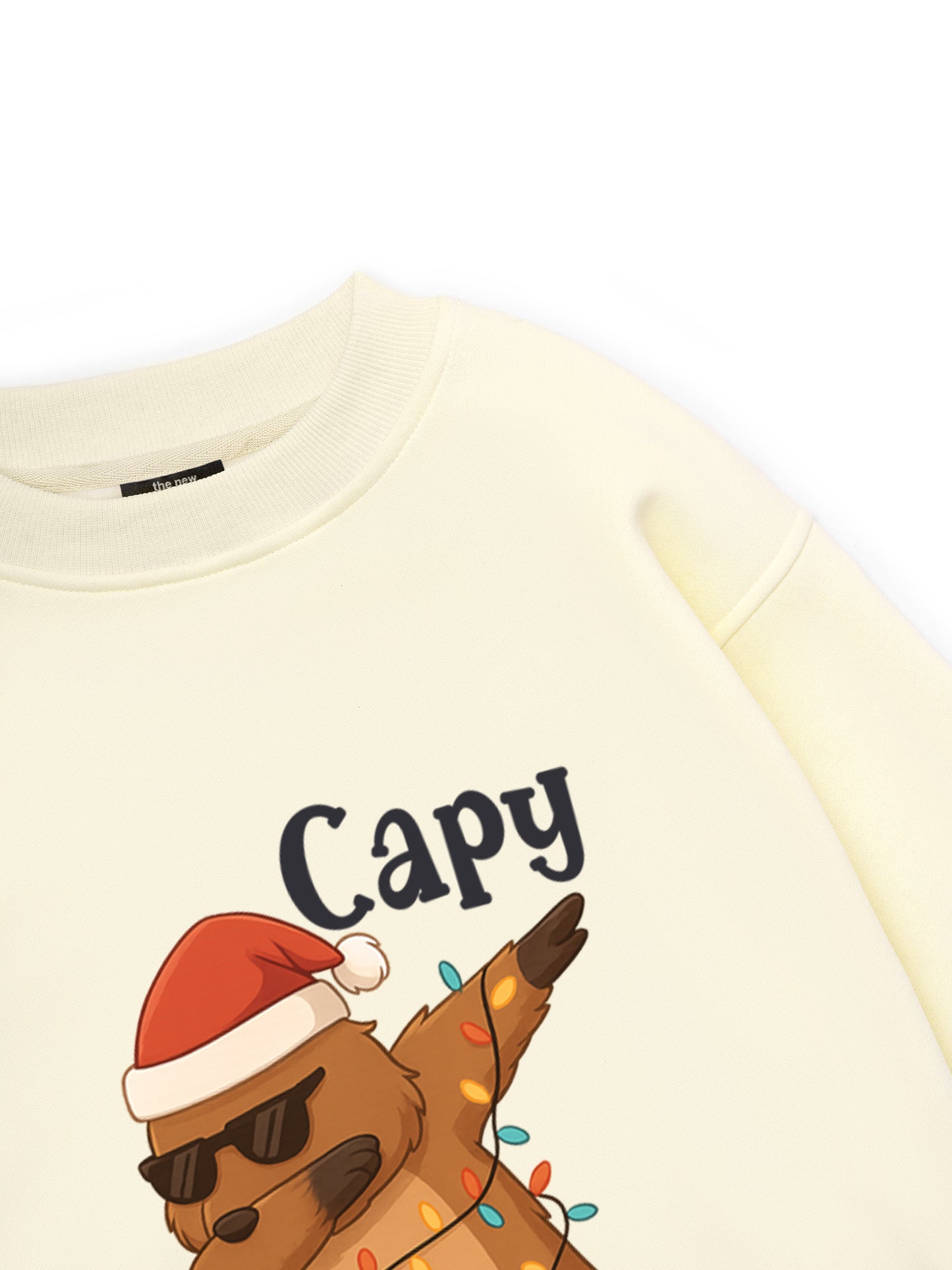Capy Christmas Dab  Sweater