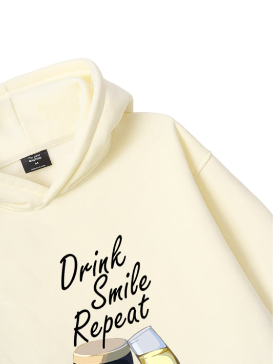 Drink, Smlie, Repeat Hoodie