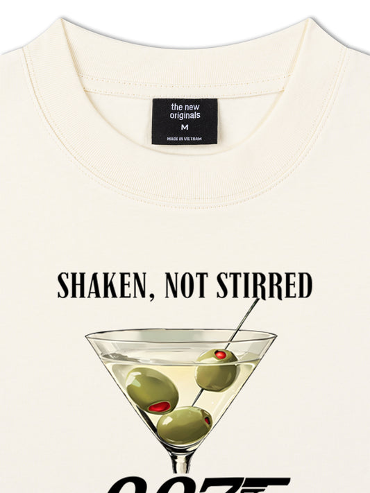 Áo Thun Relaxed Fit  Shaken, not Stirred