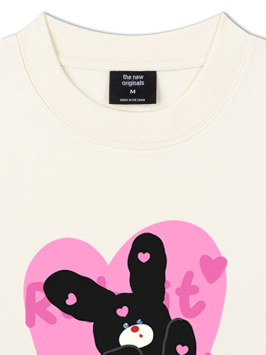 Áo Thun Relaxed Fit Love Rabbit