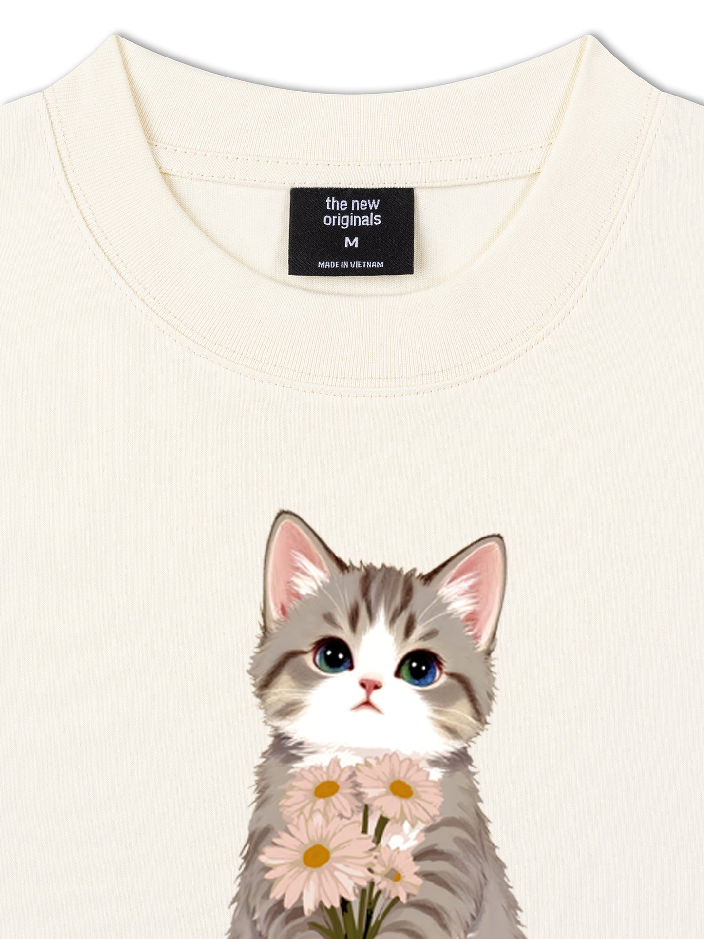 Áo Thun Relaxed Fit  Blooming Kitty