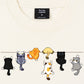Áo Thun Relaxed Fit  Cat Line Up