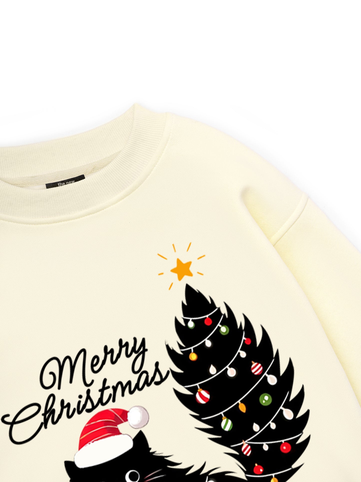 Black Kitty Christmas Sweater