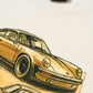 Áo Thun Relaxed Fit Porsche 911 Turbo