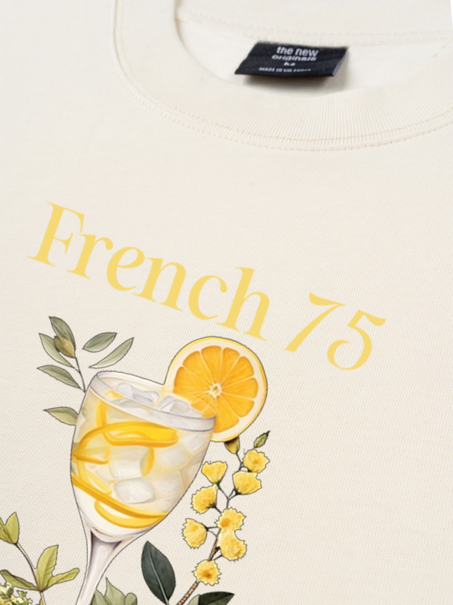 Áo Thun Relaxed Fit French 75 Cocktail