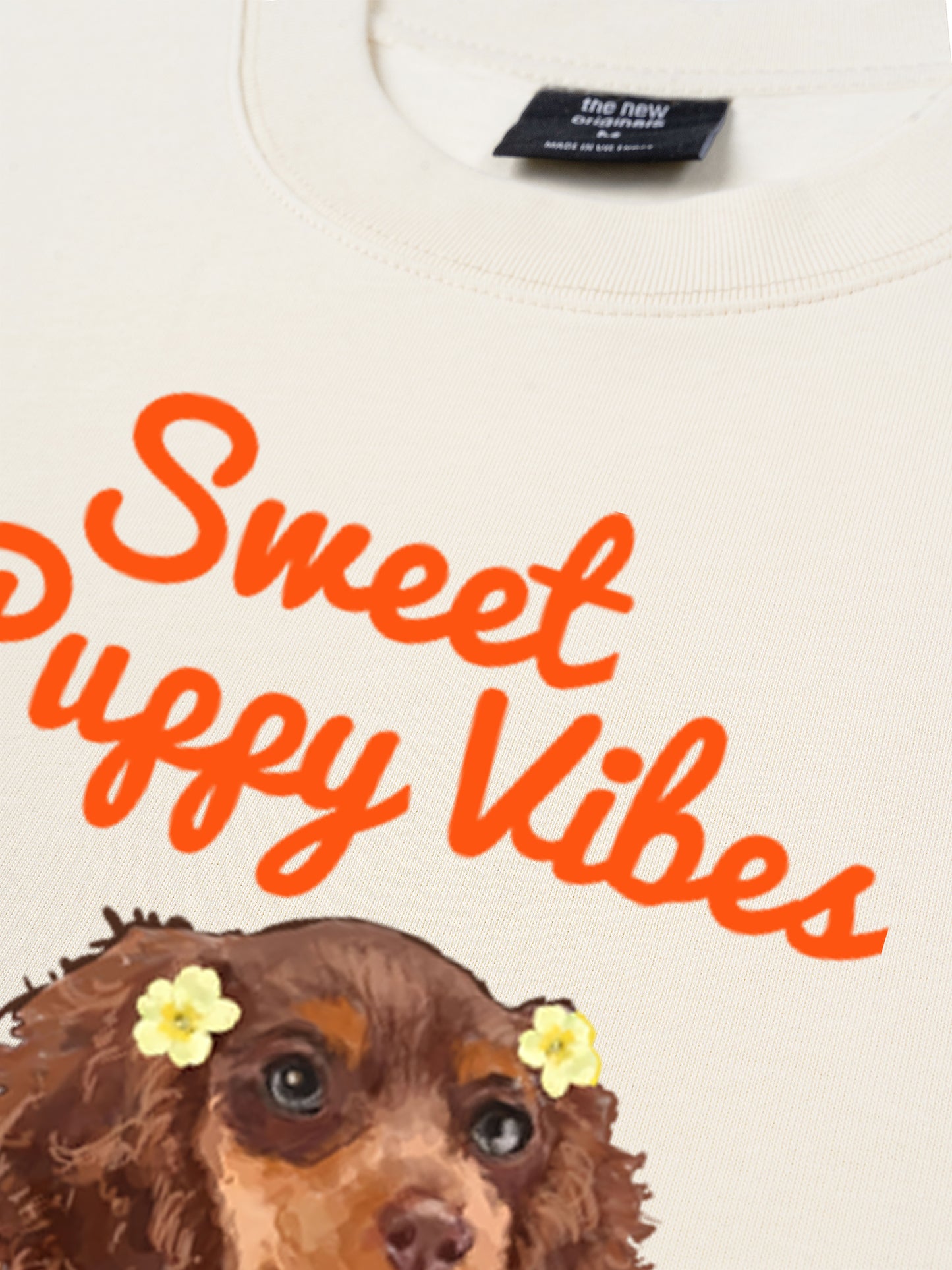 Áo Thun Relaxed Fit  Sweet Puppy Vibe