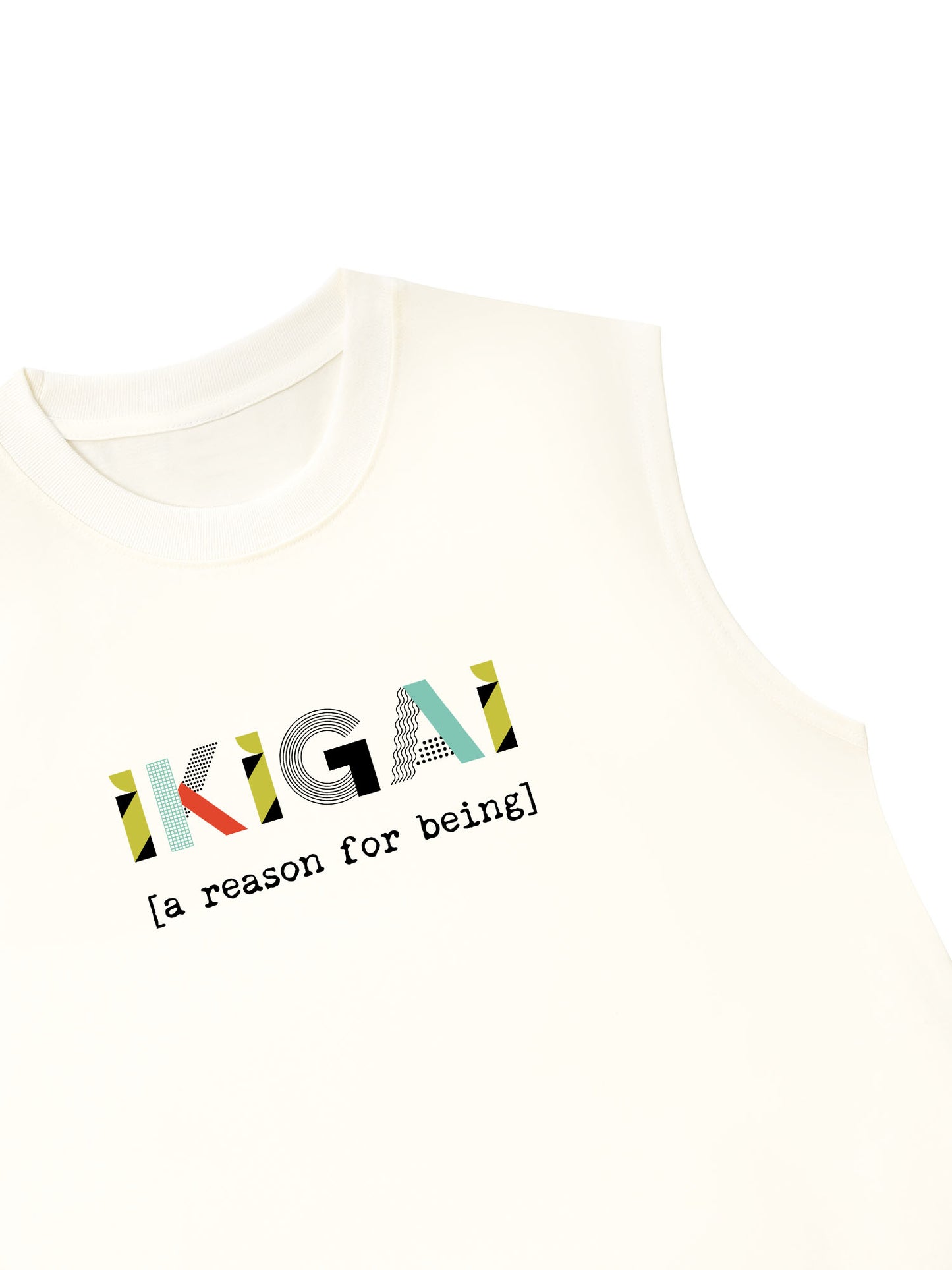 Áo Ba Lỗ Relaxed Fit Geometric Ikigai