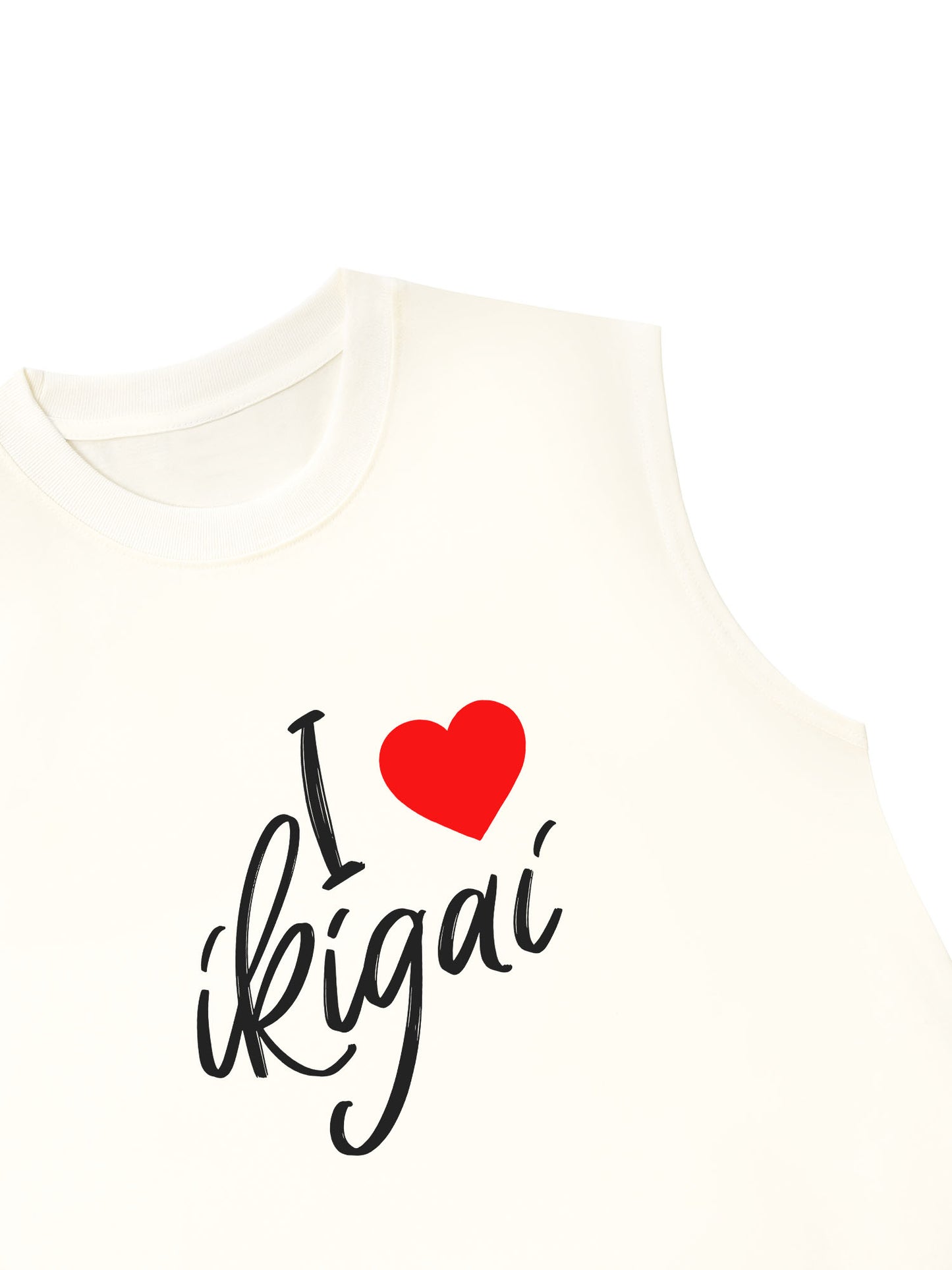 Áo Ba Lỗ Relaxed Fit I Love Ikigai