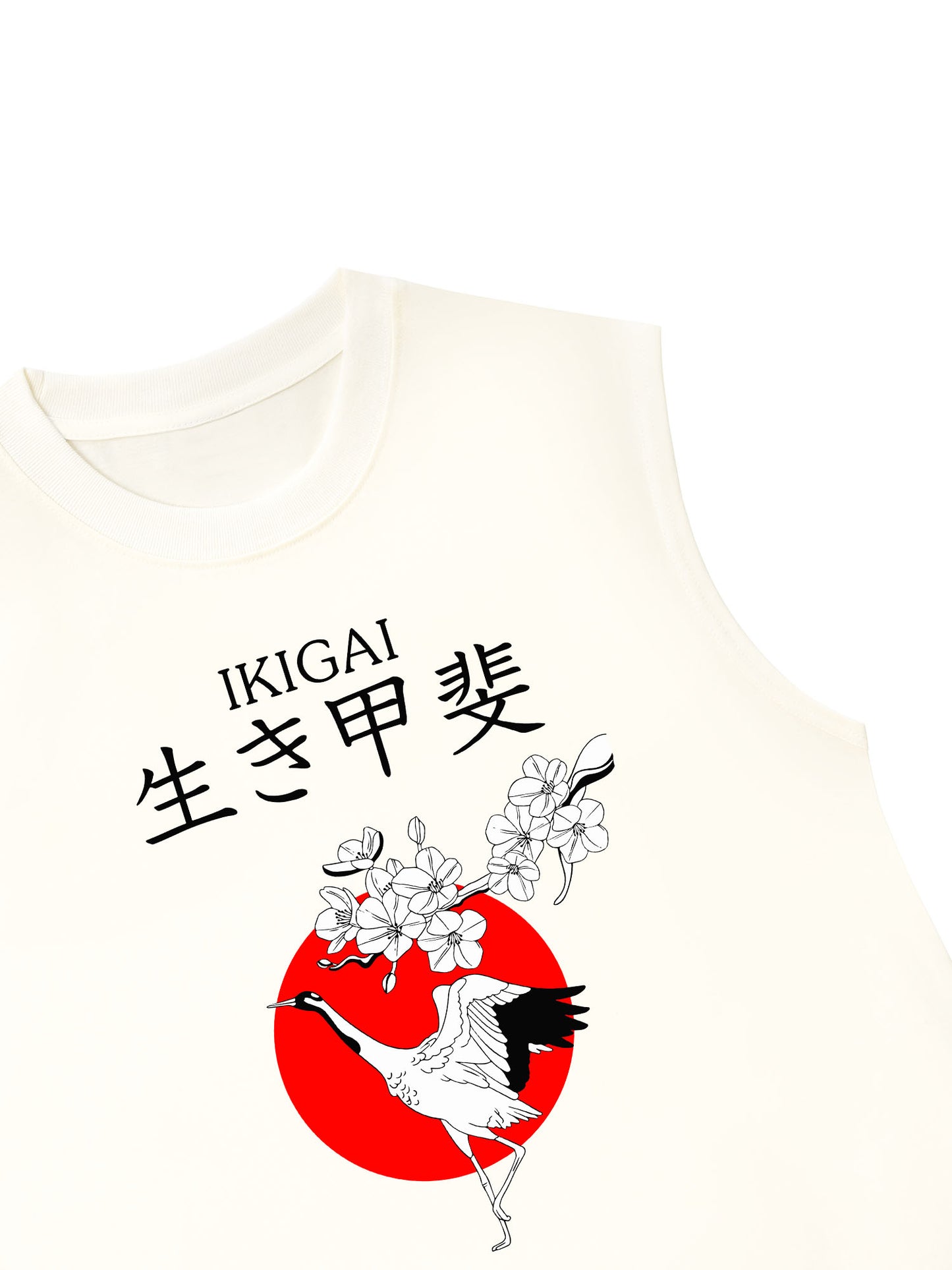 Áo Ba Lỗ Relaxed Fit The Ikigai Essence