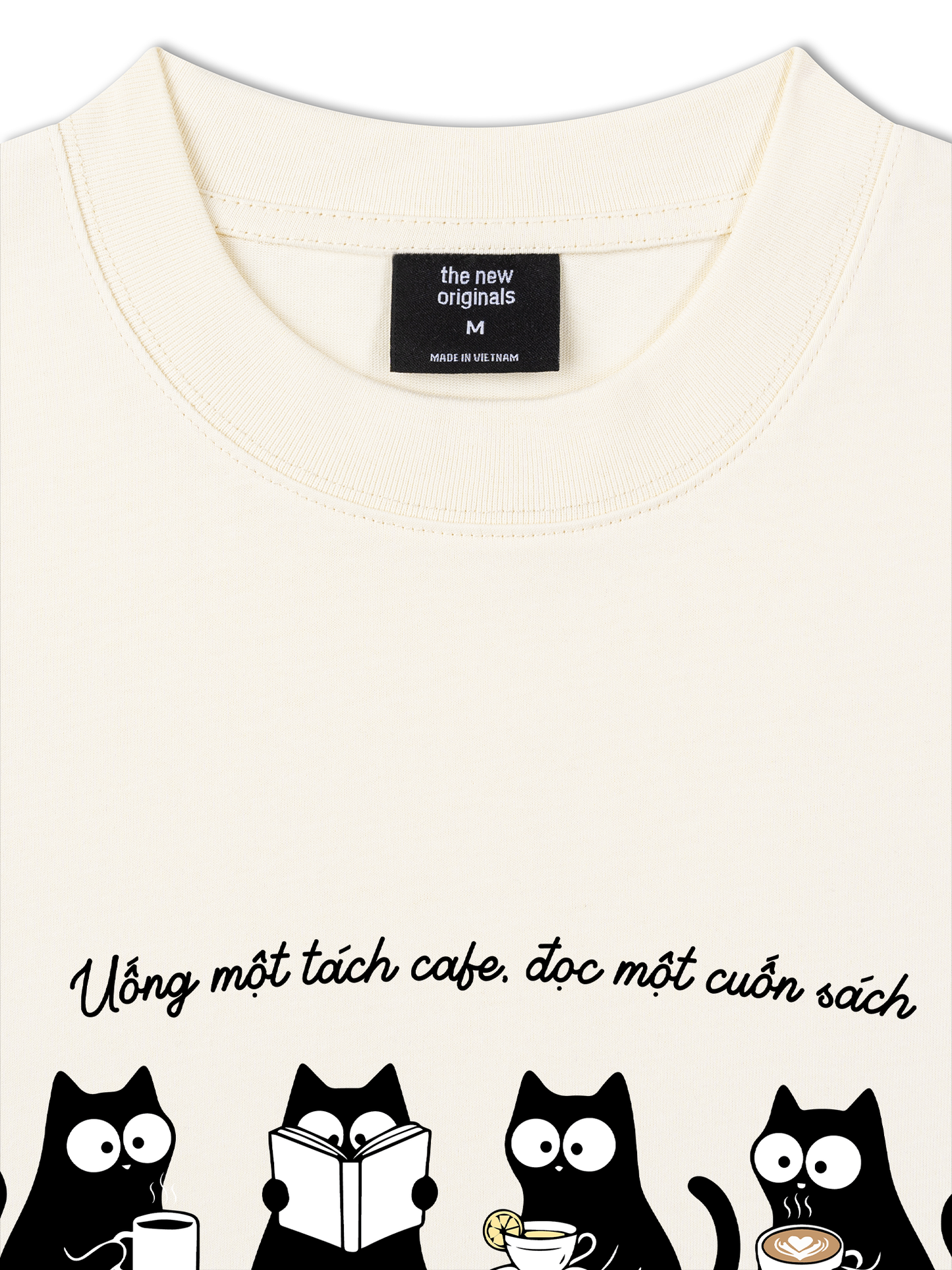 Áo Thun Relaxed Fit Uống Một Tách Cafe Đọc 1 Cuốn Sách