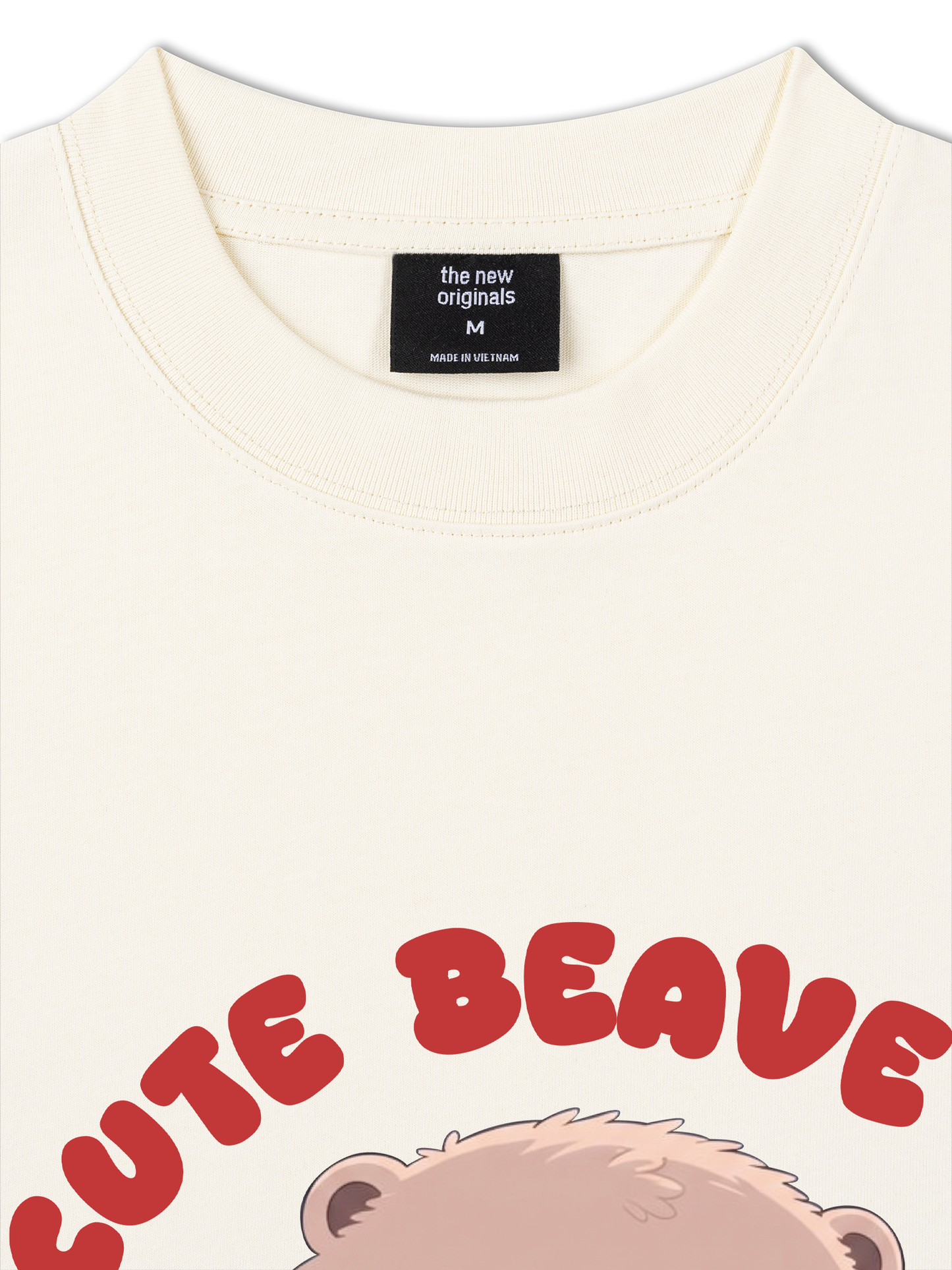 Áo Thun Relaxed Fit Animal Red Cute Beaver