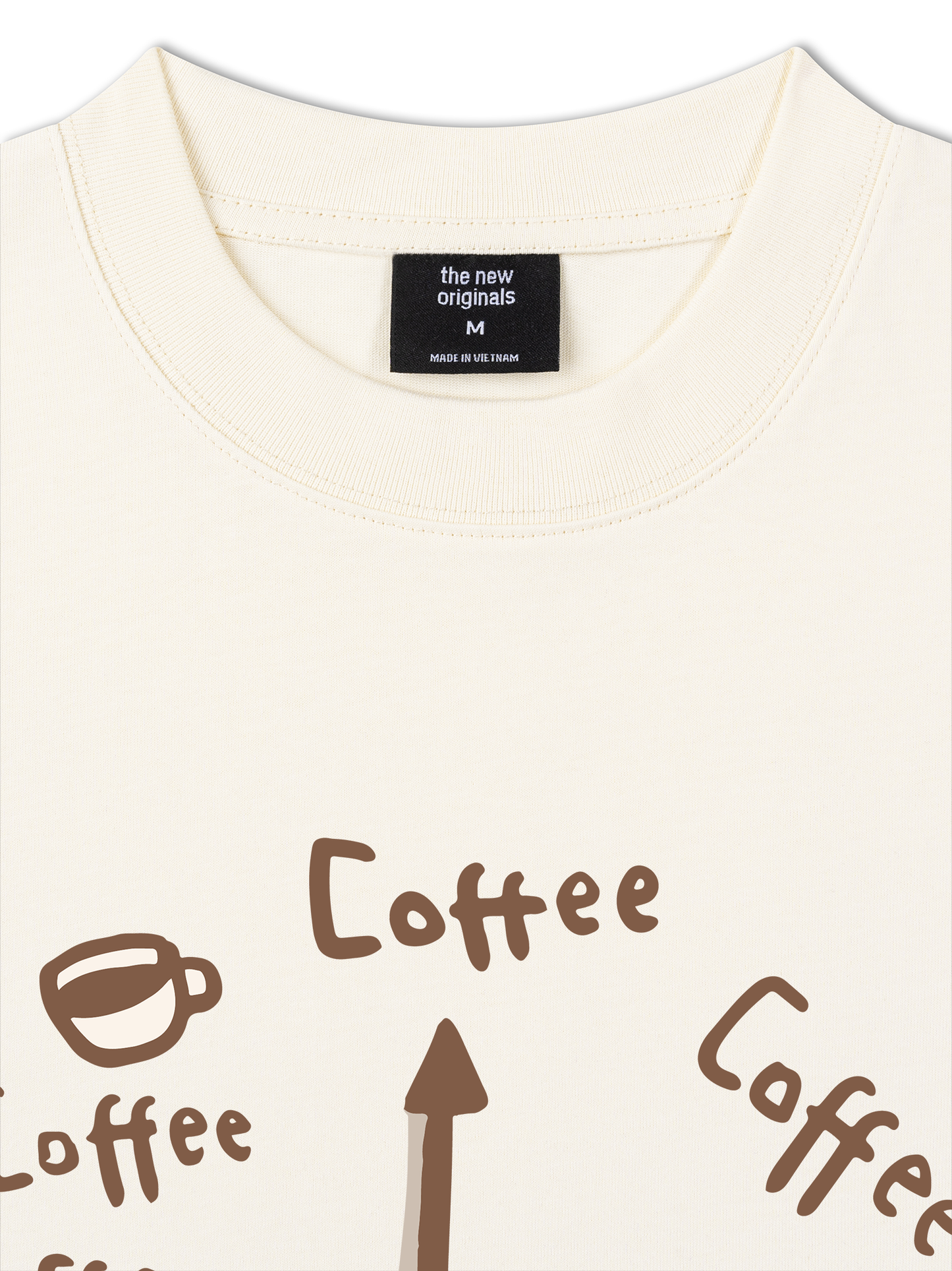 Áo Thun Relaxed Fit Coffee Clock