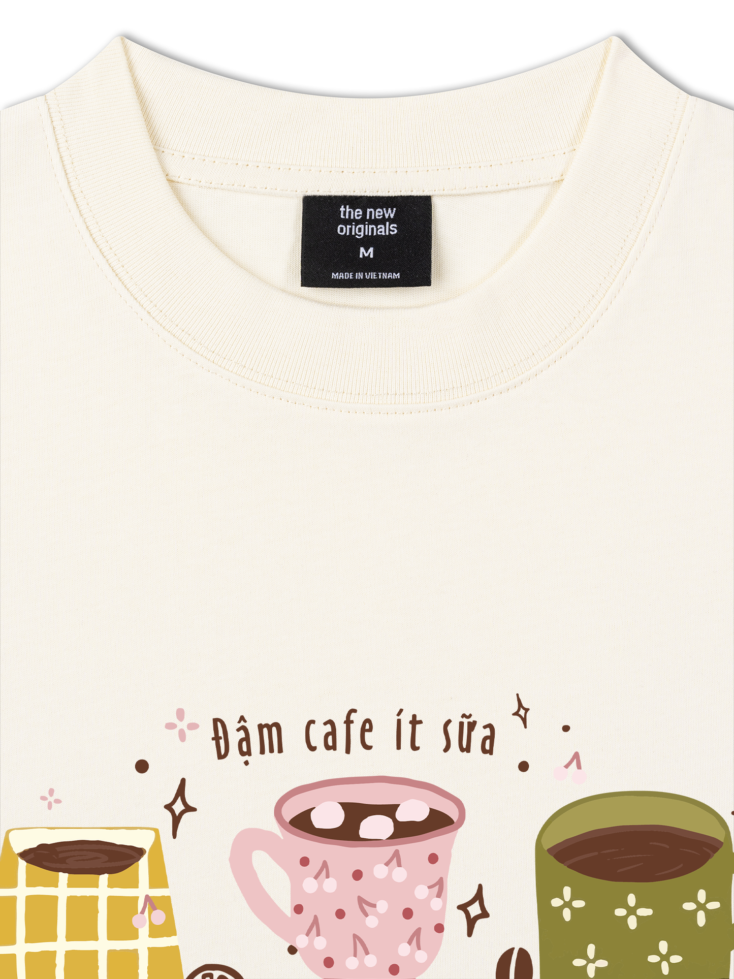 Áo Thun Relaxed Fit Đậm Cafe Ít Sữa