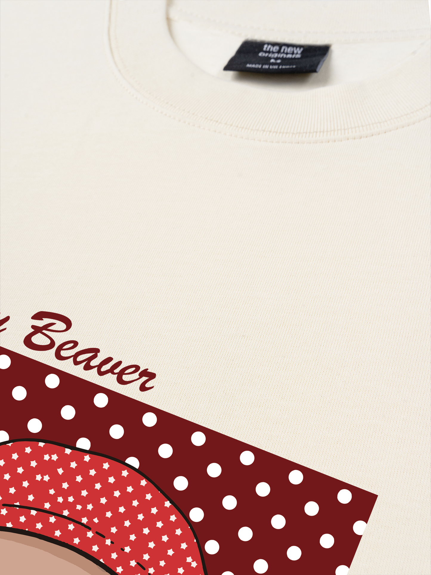 Áo Thun Relaxed Fit Animal Dotty Beaver
