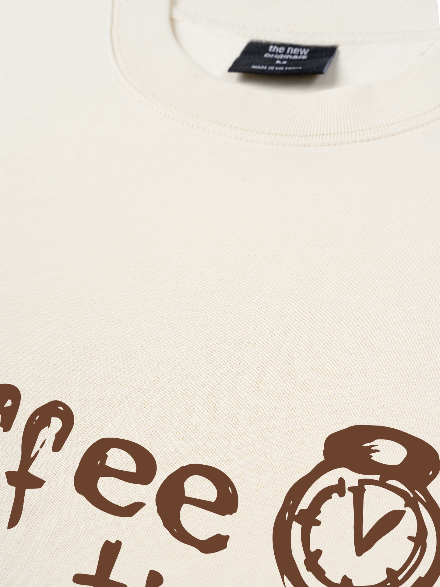 Áo Thun Relaxed Fit Coffee Time