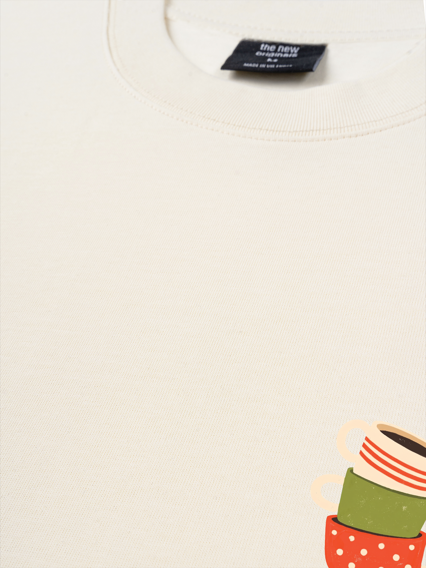 Áo Thun Relaxed Fit Coffee First