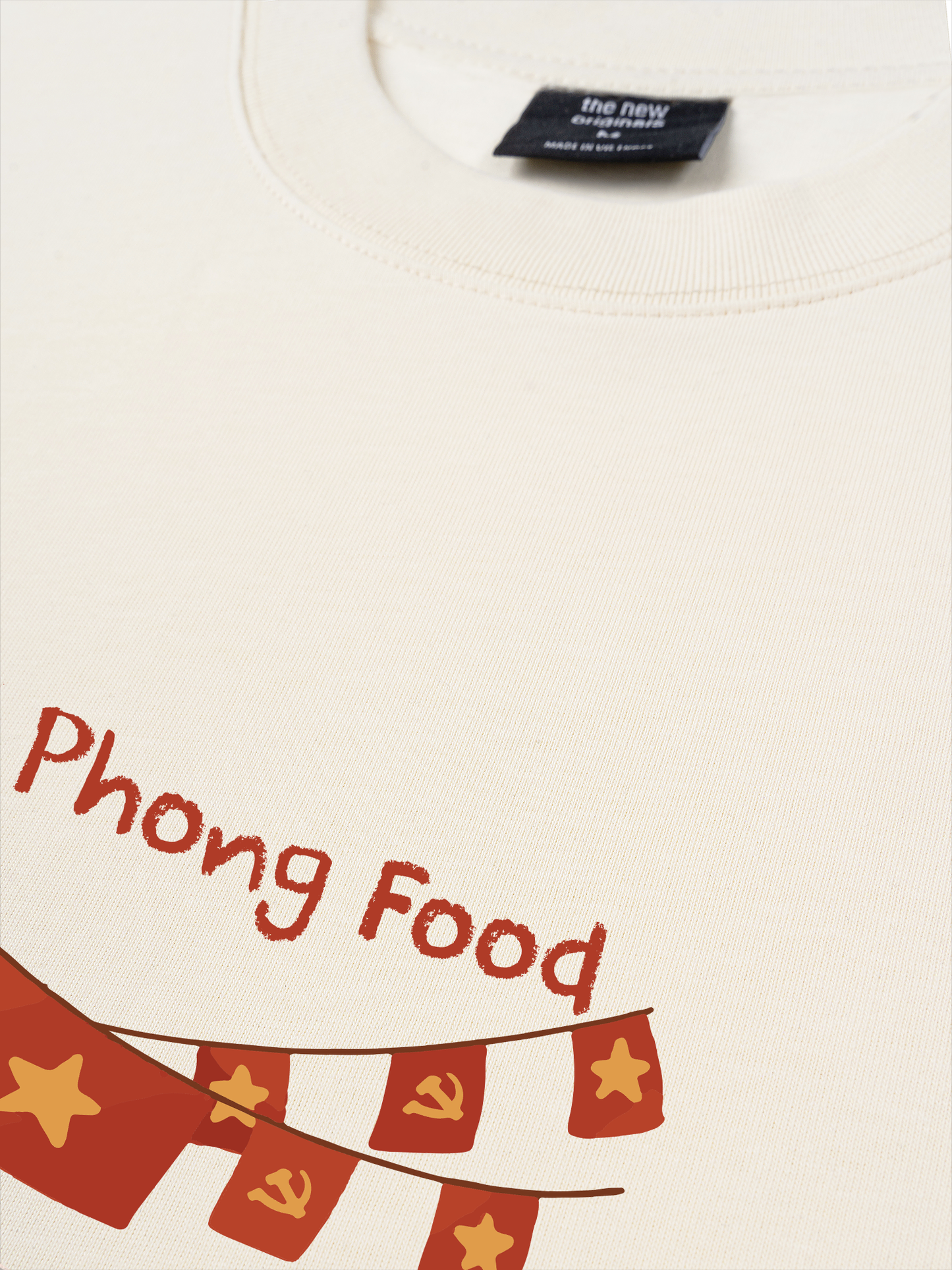 Áo Thun Relaxed Fit Hai Phong Food Phố Cột Đèn