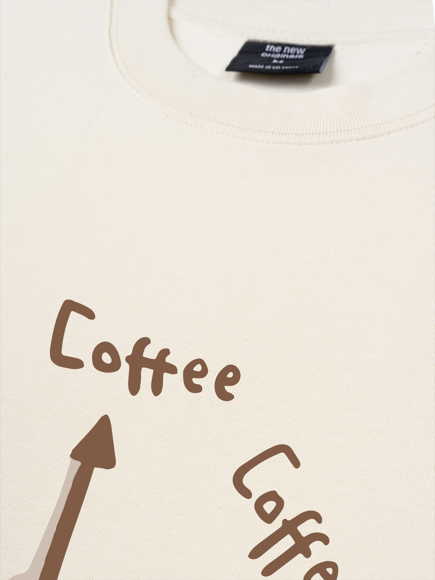 Áo Thun Relaxed Fit Coffee Clock