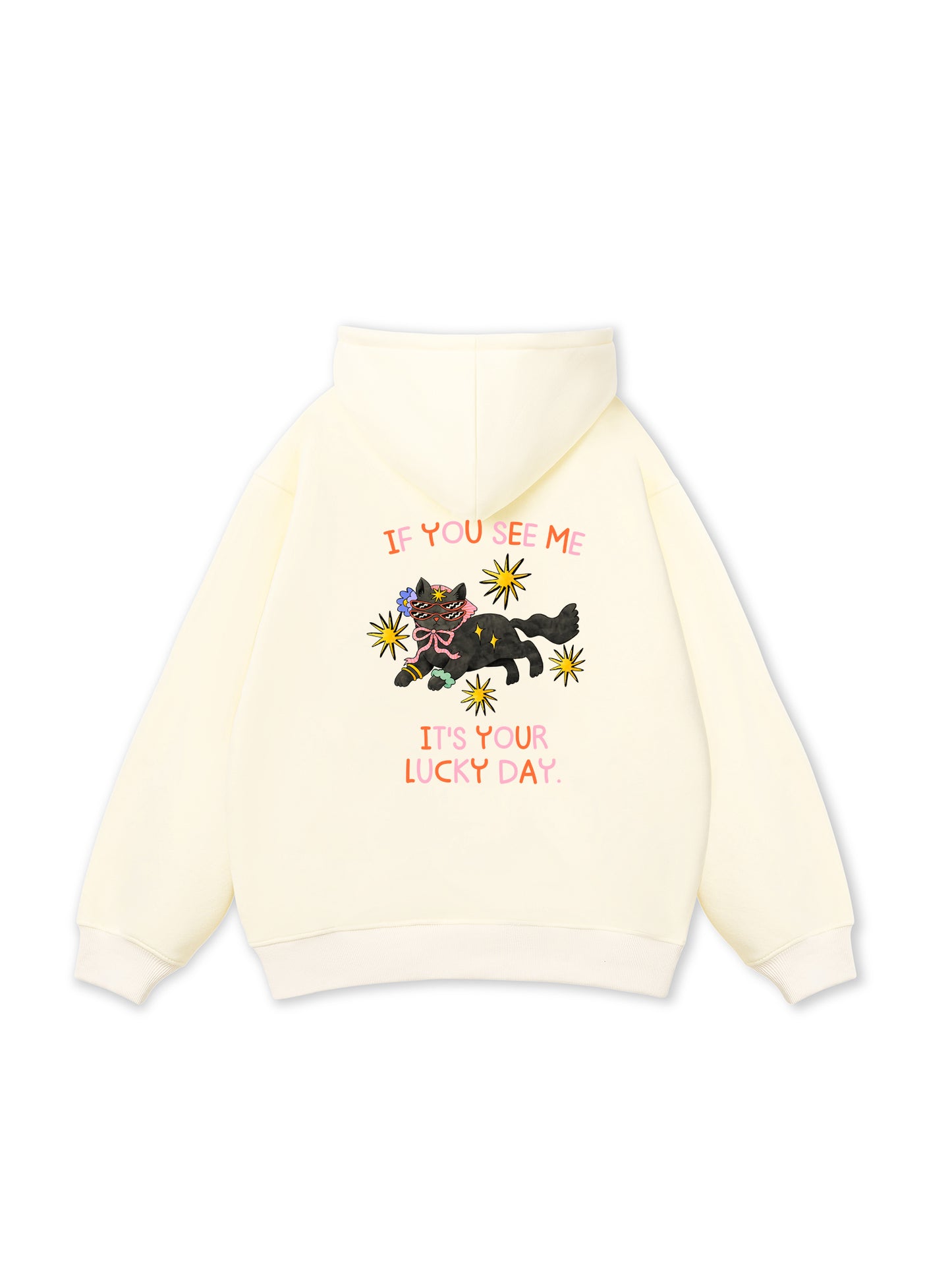 Lucky day cat Hoodie