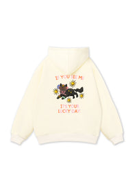 Lucky day cat Hoodie