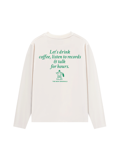 Áo Thun Dài Tay Let_s Drink Coffee