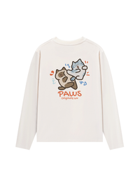 Áo Thun Dài Tay Paws Luv Cat Couple