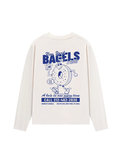 Áo Thun Dài Tay New York Bagel