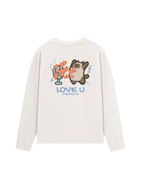 Áo Thun Dài Tay Love You Cat Couple