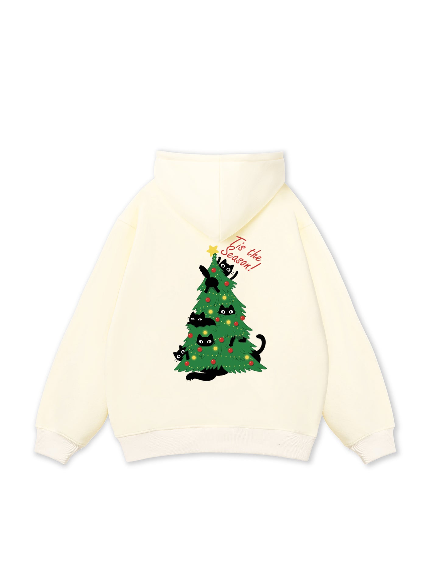 Kitty Tree Christmas Hoodie