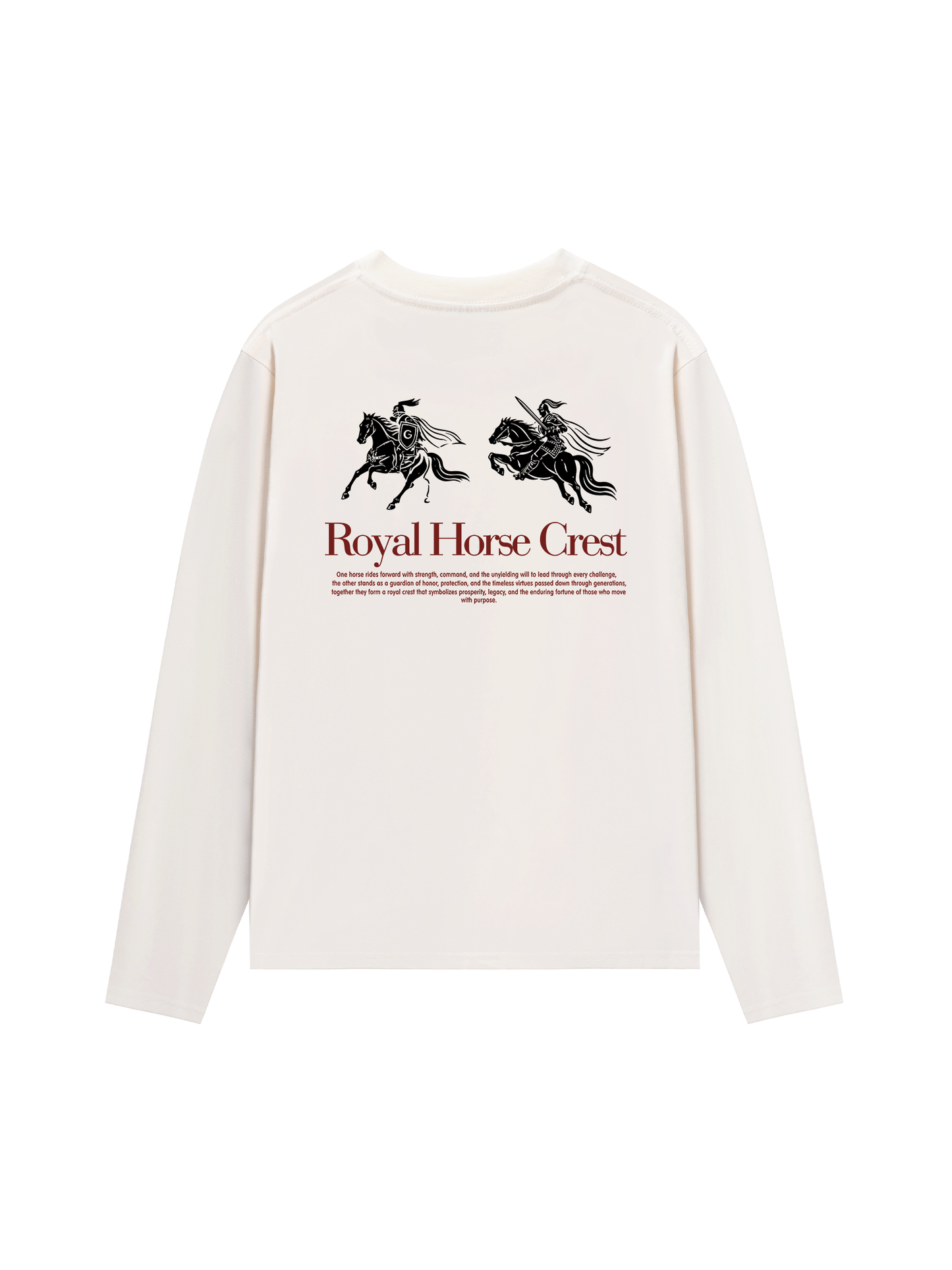 Áo Thun Dài Tay Royal Horse Crest