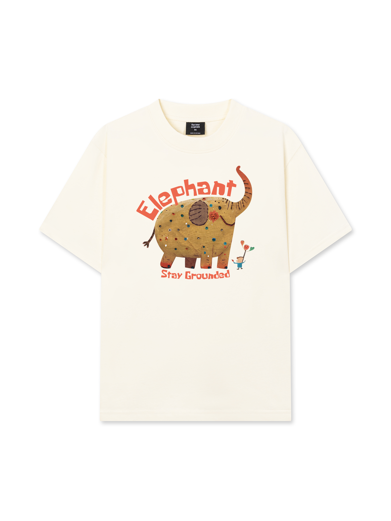 Áo Thun Relaxed Fit Animal Elephant