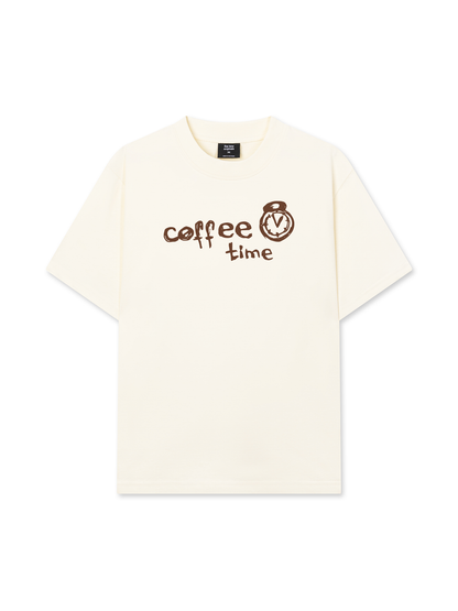 Áo Thun Relaxed Fit Coffee Time