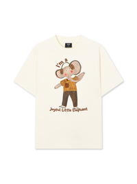Áo Thun Relaxed Fit Animal I'm A Joyful Little Elephant