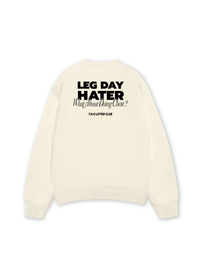Áo Sweater Nỉ Hai Da Leg Day