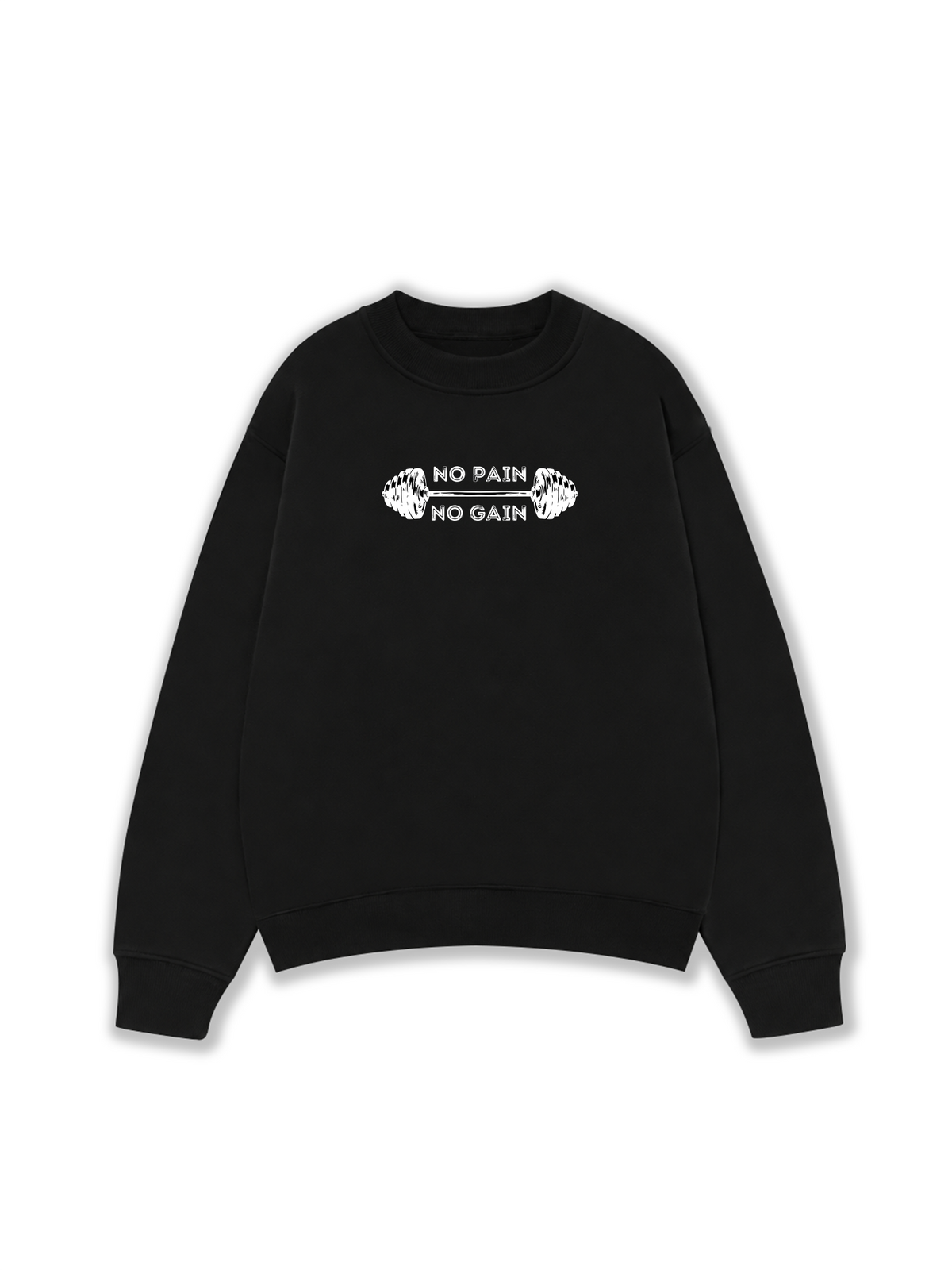 Áo Sweater Nỉ Hai Da No Pain No Gain