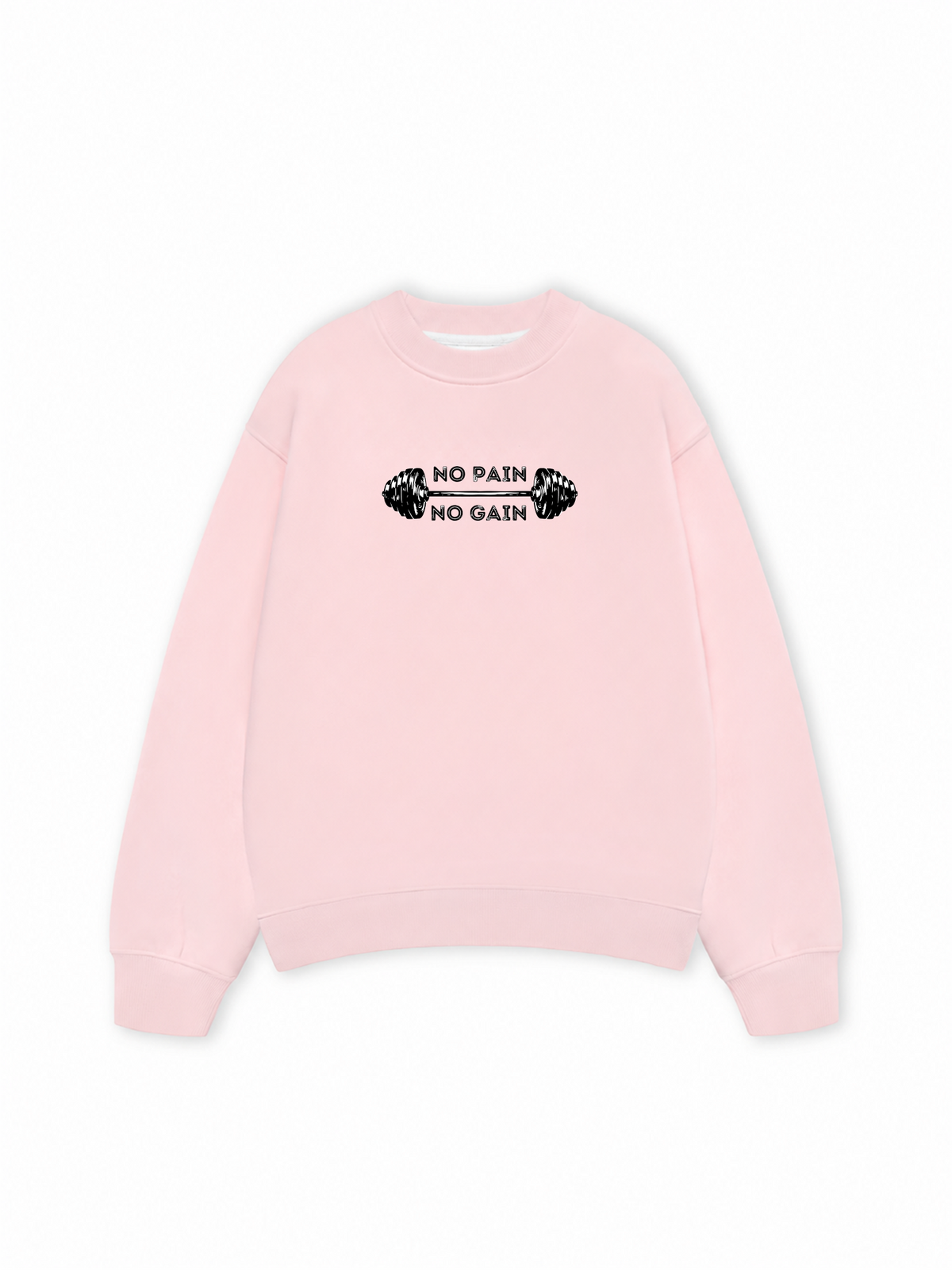 Áo Sweater Nỉ Hai Da No Pain No Gain